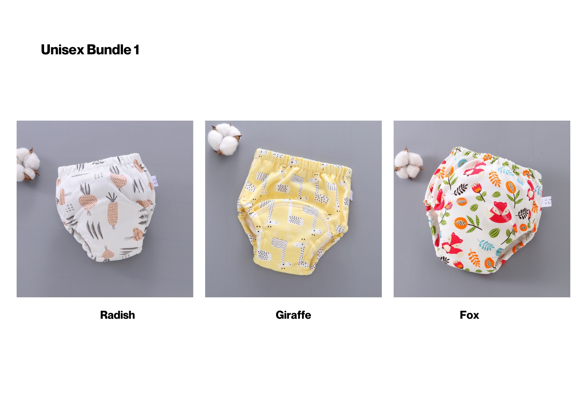 Baby Training Pants Washable 6-layer Gauze Diaper Cover Learning