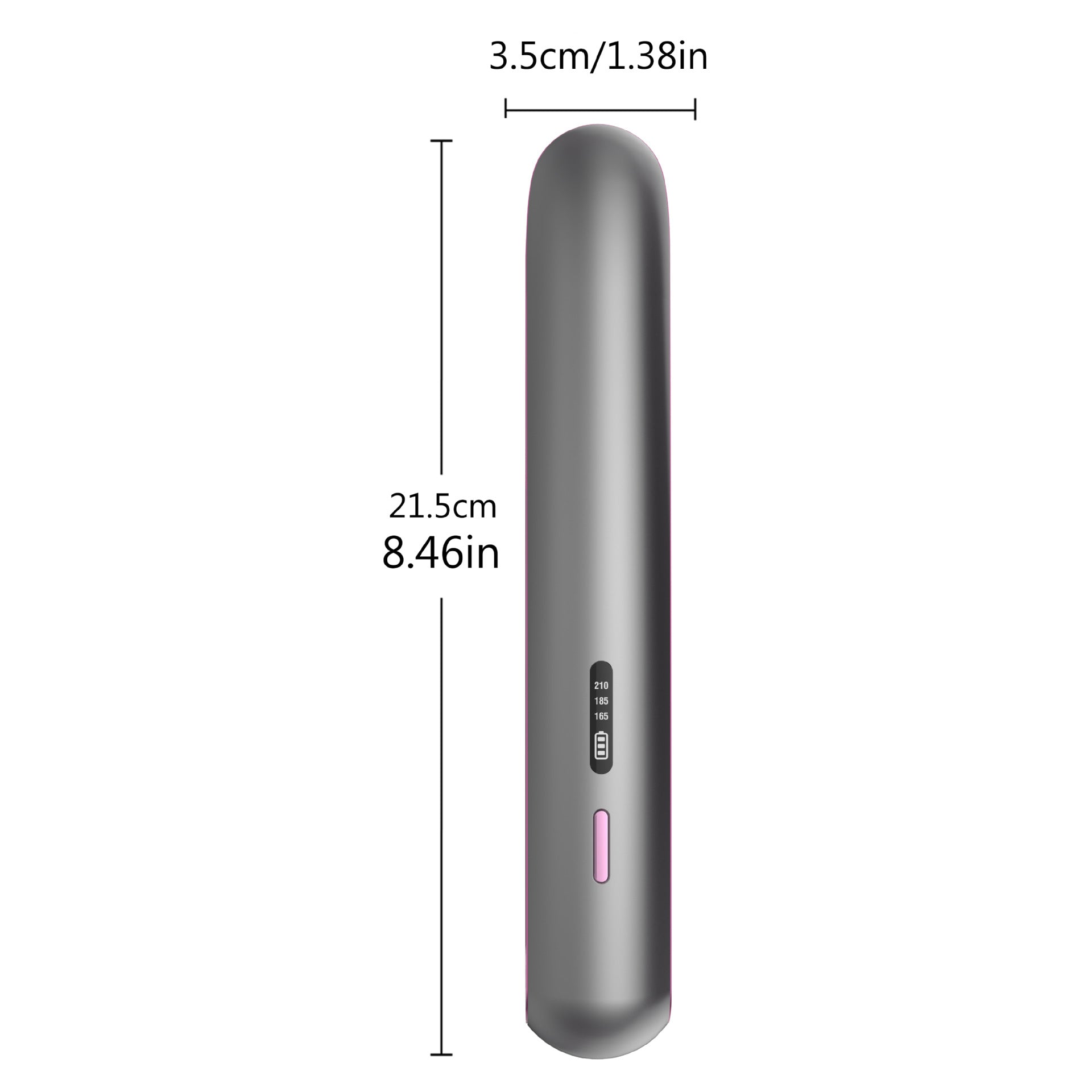 Wireless Charging Plywood Bangs For Curling Or Straightening Small Hair Straightener