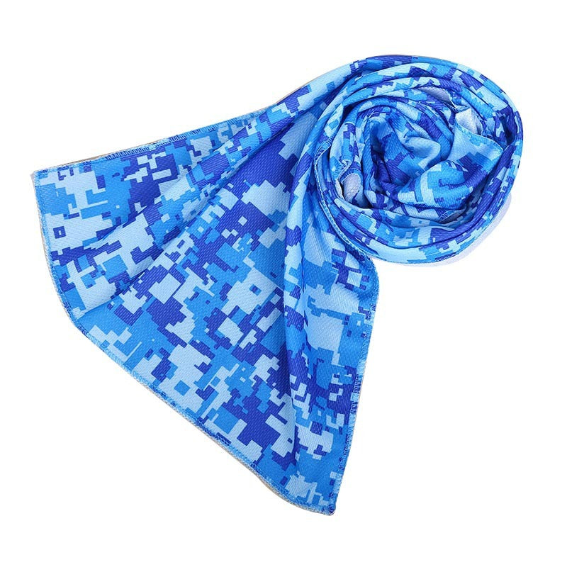 Printed Camouflage Cool Towel Cool Down Sports Towel