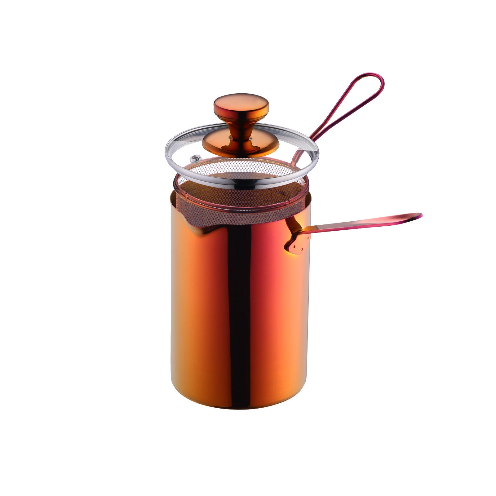 Friteuse profonde en acier inoxydable 304 pour cuisine avec passoire