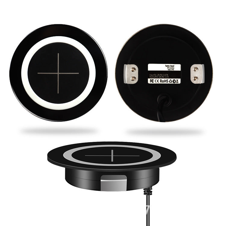 Wireless Charger Embedded Desktop Phone Waterproof