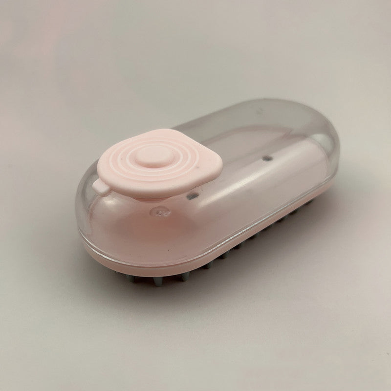 Pet Bath Massage Brush Hand-held Soft Head Float Hair Cleaning