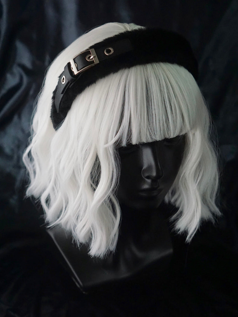 Handmade Headdress Punk Style Bow Love Black Sweet Hairpin