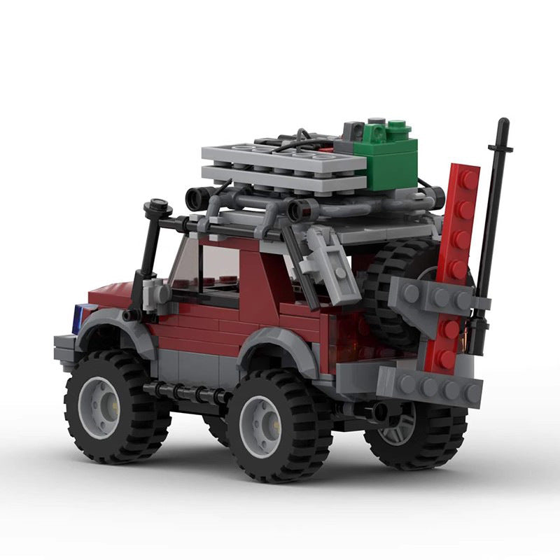 Off-Road Diy Assembling Building Blocks Toy Car Model