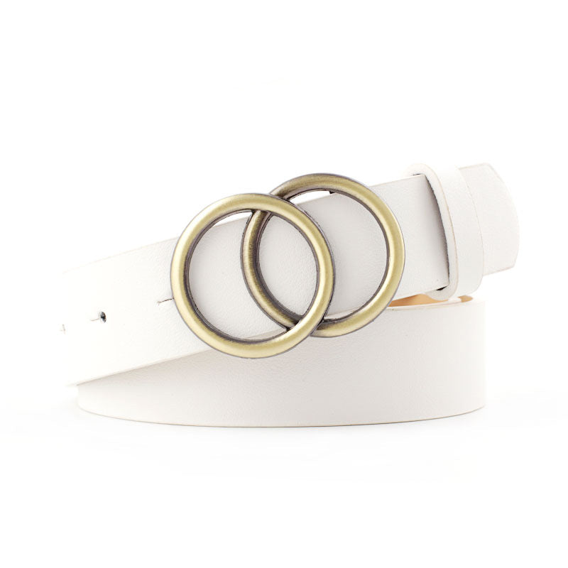 Fashion Ladies Without Needle Hollow Belt