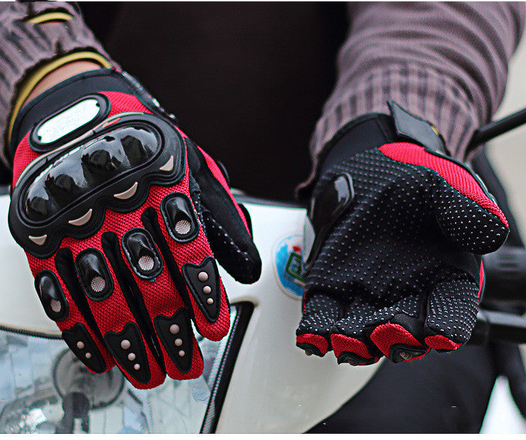 Gants sans doigts mi-longs anti-chute pour locomotive, équipement de chevalier