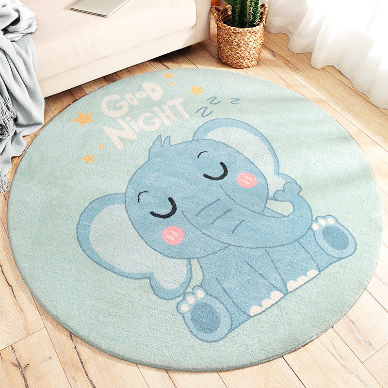 Home Living Room Bedroom Bedside Round Floor Mat