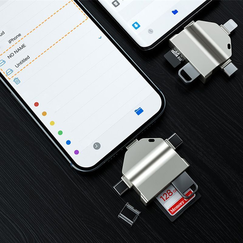 Minimalist All-in-one Universal Card Reader Adapter