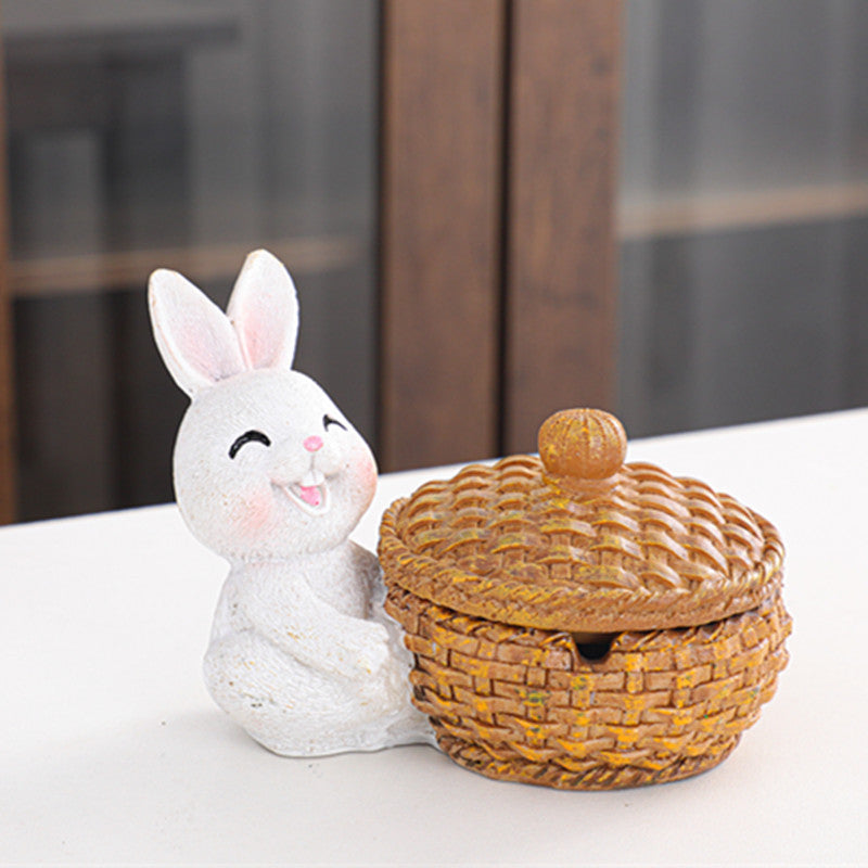 Cute Ashtray Decoration With Cover