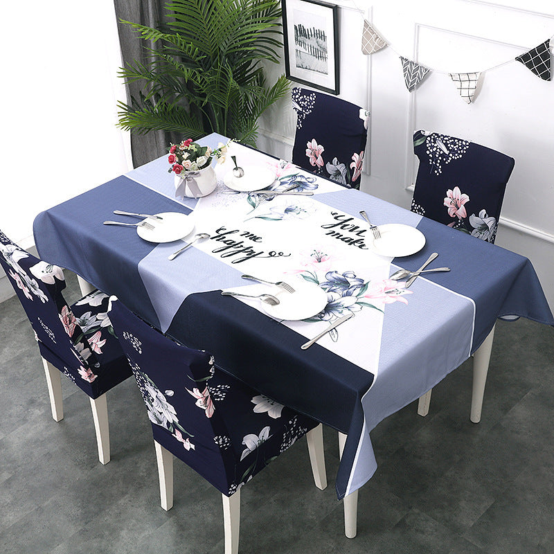 European Style Small  Cotton And Linen Tablecloth