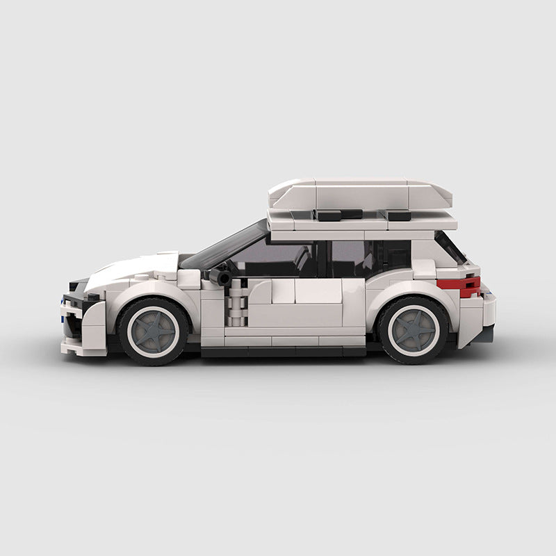 Small Particle Moc City Vehicle Race Model Puzzle