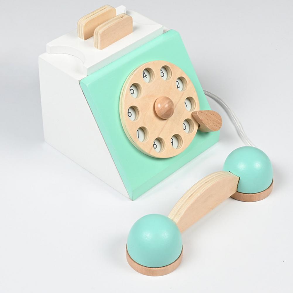 Boys And Girls Simulation Vintage Telephone Landline Play House Toy Set