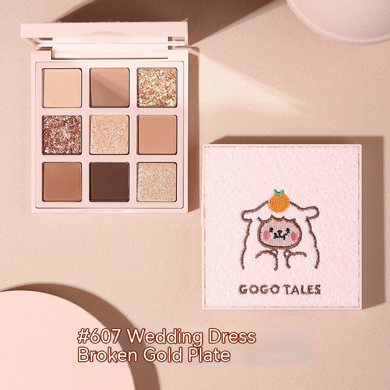 Gold Foil Chocolate Eye Shadow Plate Beginner