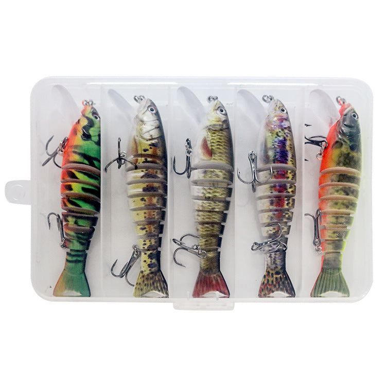 Multi-section Five-color Eight-section Lure Set