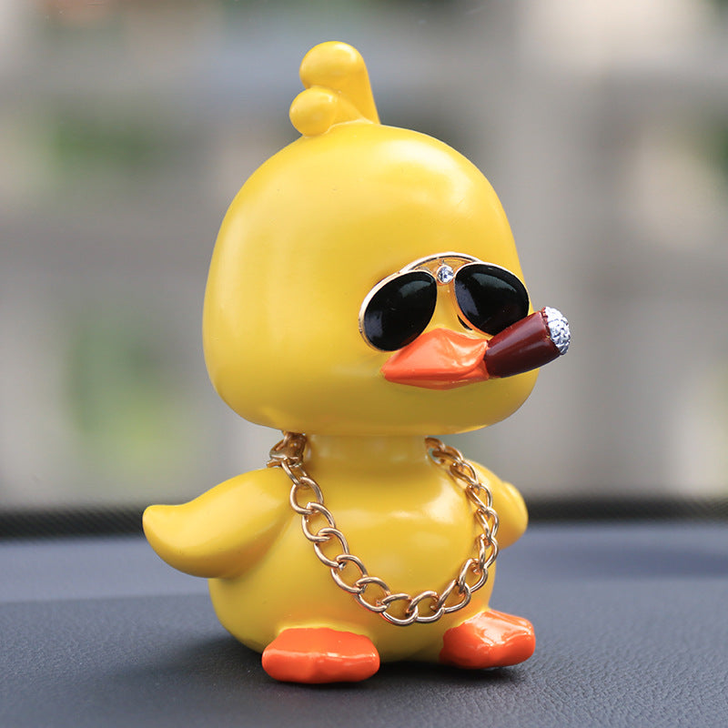 Little Yellow Duck Car Interior Ornaments Ornaments