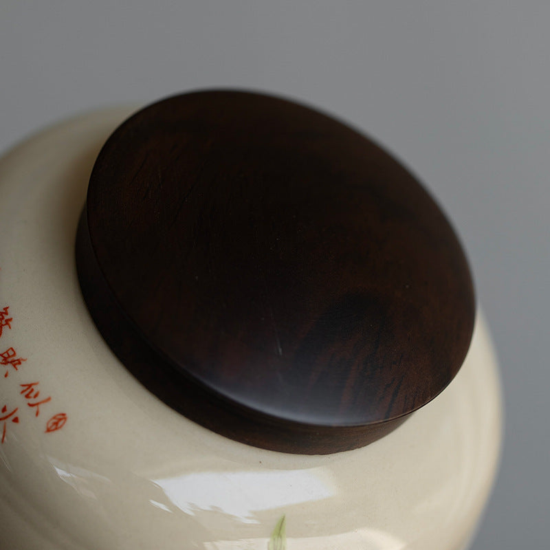 Boîte de conservation en porcelaine, pot de conservation.