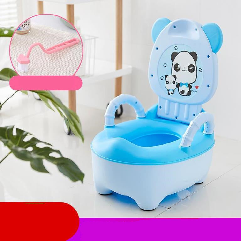 Male Baby Sits On A Toilet Special For Children''s Artifact
