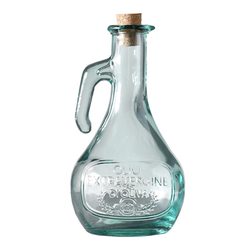 Thickened Glass Oil Can, Cork Sealing Tape, Seasoning Pot, Kitchen Storage Soy Sauce Bottle