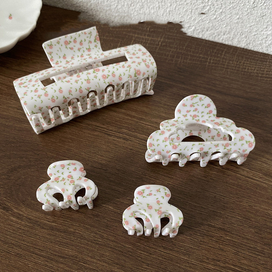 Women's Simple Vintage Print Hair Clip