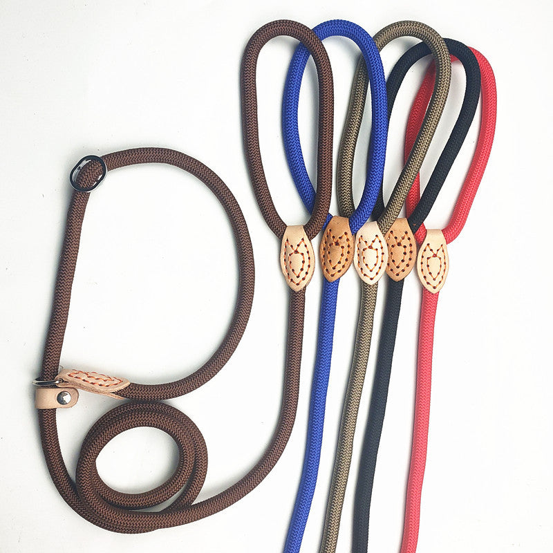 Dog Leash Specializing In Blast Race Level Training P Rope Collar Leash Blast Collar Collar Automatically Tighten The Dog Leash