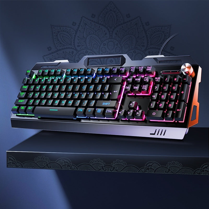 Silver Eagle V2G5 Mechanical Feeling Metal Keyboard Mouse Headset Three-piece Suit