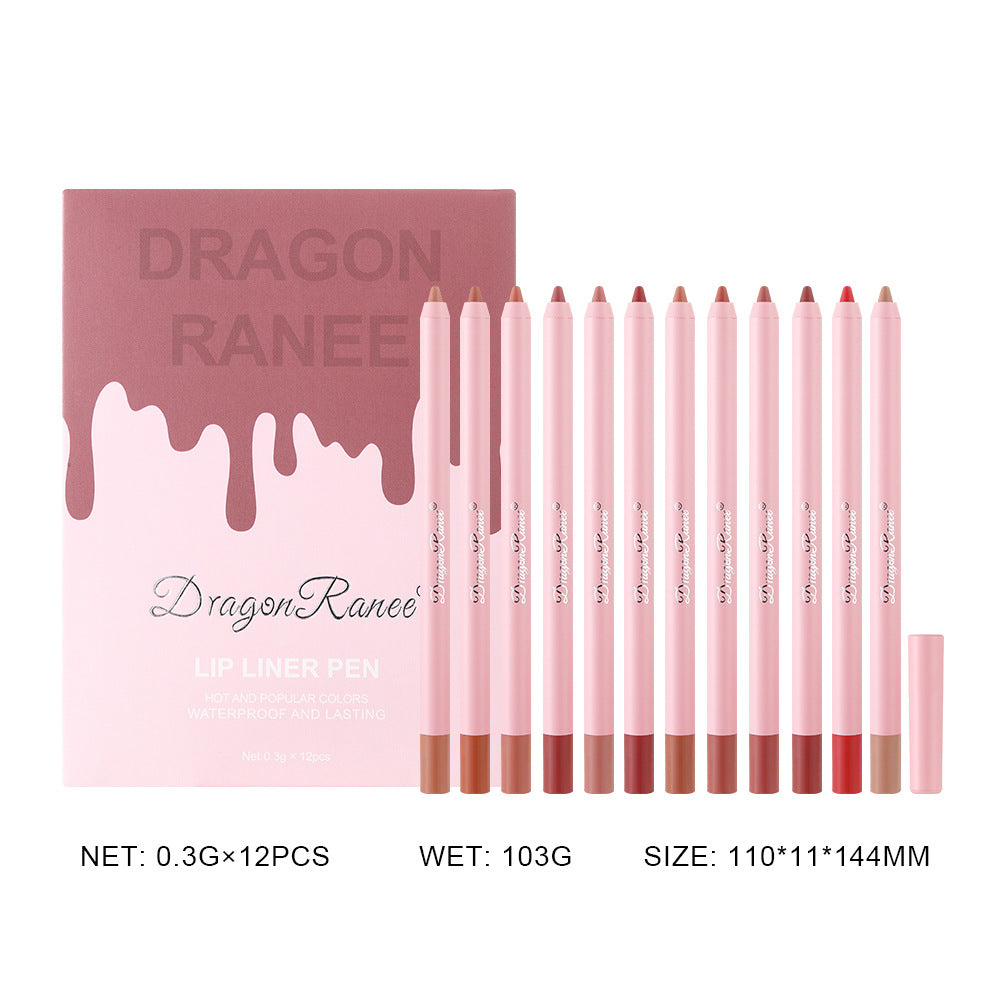 Lip Liner Waterproof Matte Finish Hook Lipstick