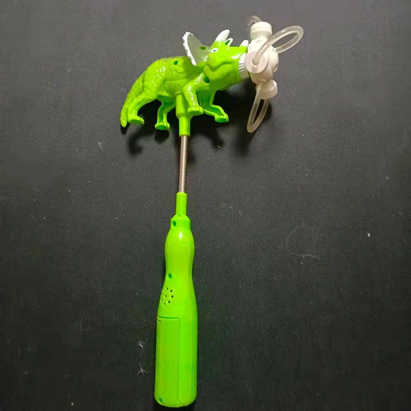 Colorful Flashing Music Light-emitting Electric Dinosaur Windmill Toys