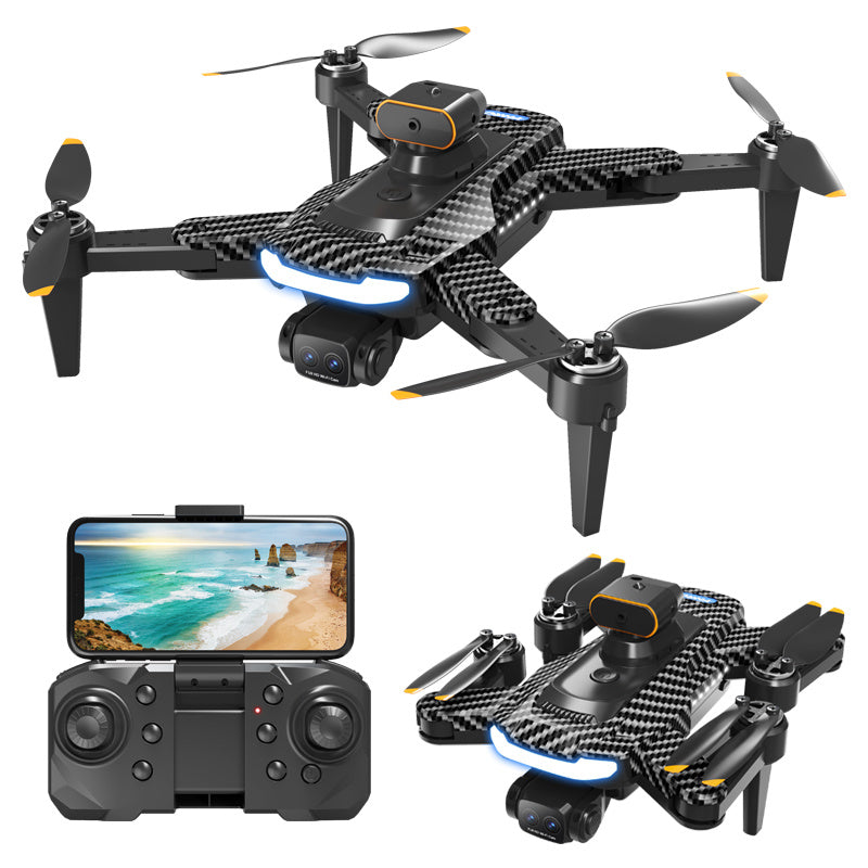 P17 Drone Retour Automatique Évitement d'Obstacles sans Balais Télécommande Photographie Aérienne Haute Définition Quadricoptère à Flux Optique