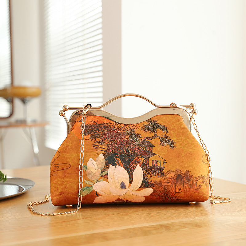 High-end Ethnic Style Tote Clutch Bag Women
