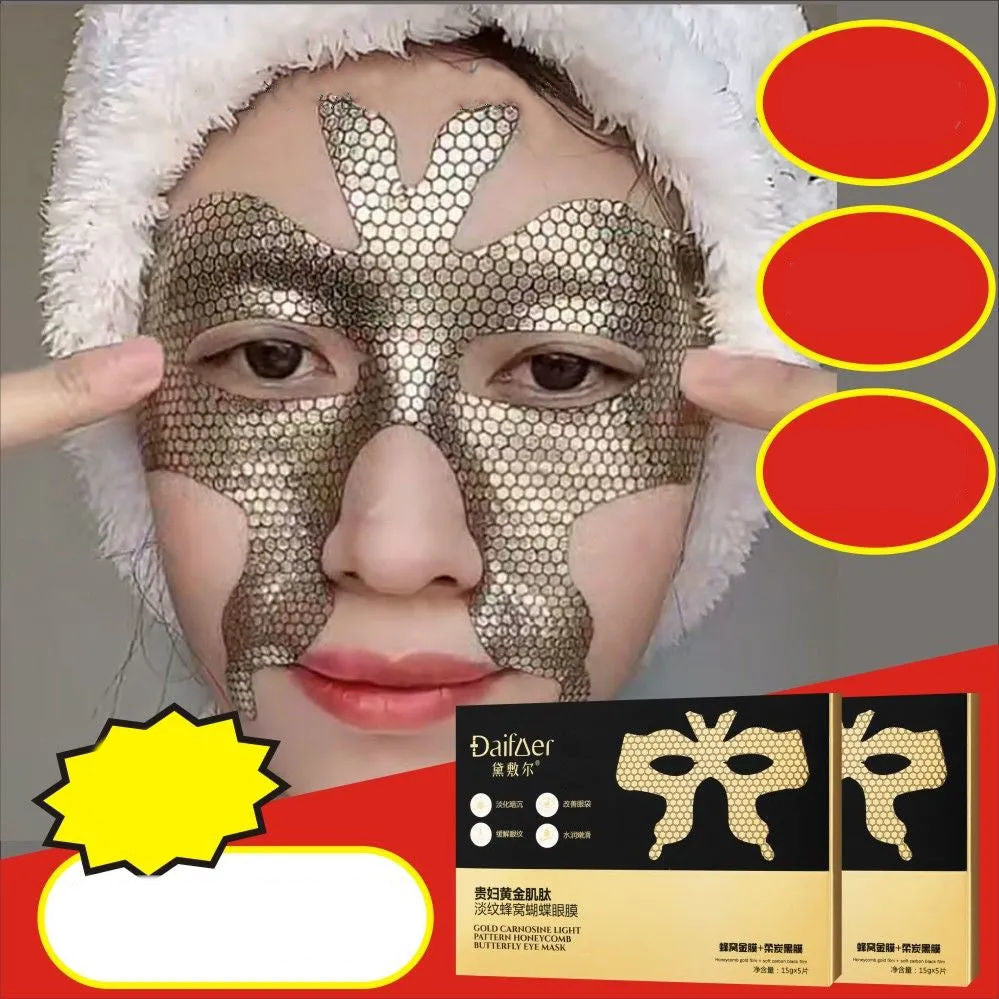Golden Butterfly Eye Mask Relieves Eye Fatigue And Fine Lines