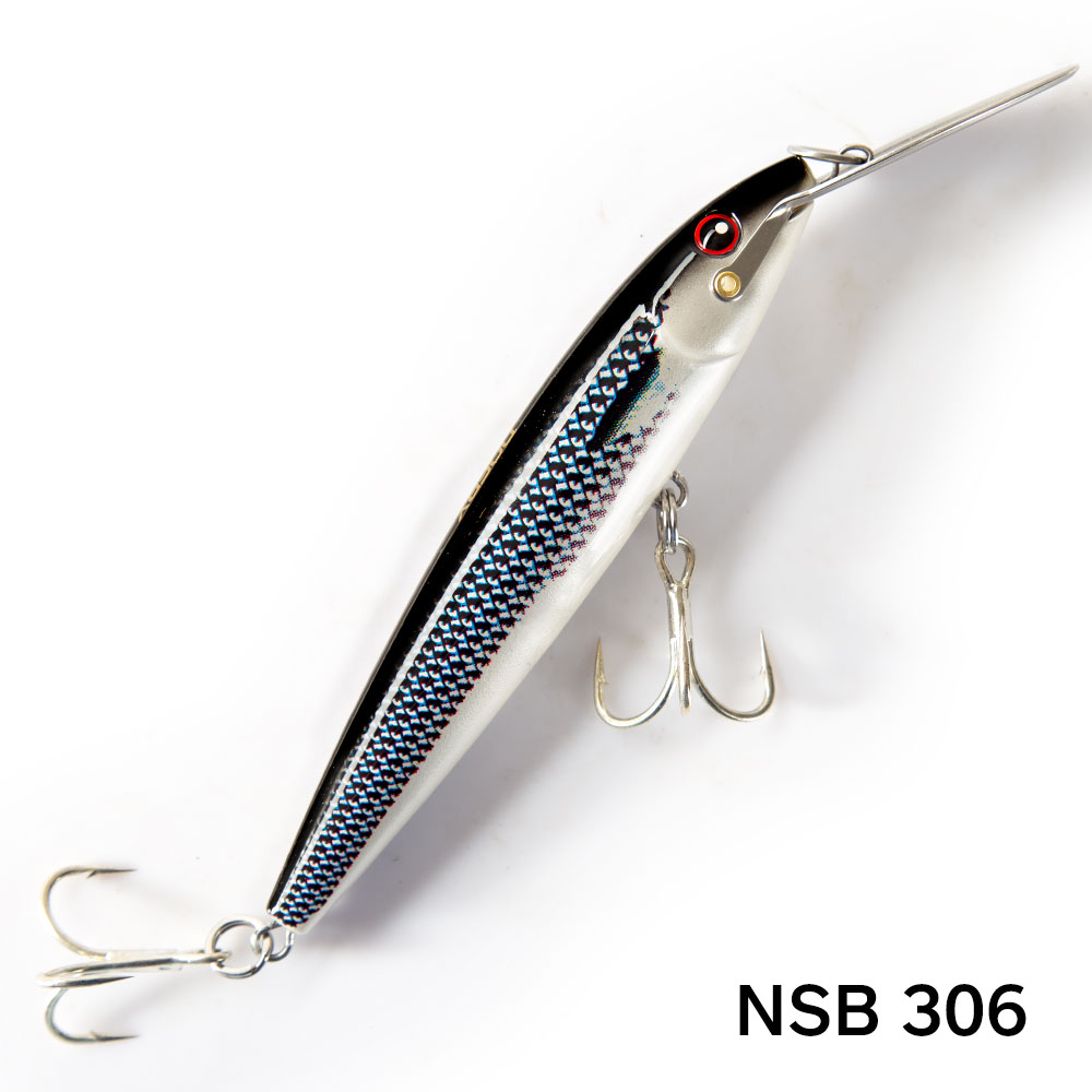 Iron Tongue Plate Mino Large Clear Needle Bait