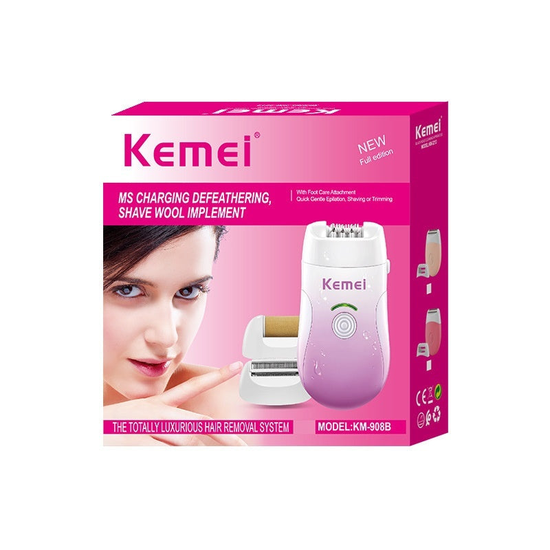 Komei Hair Removal Device KM-908B Full Body Hair Removal Lady