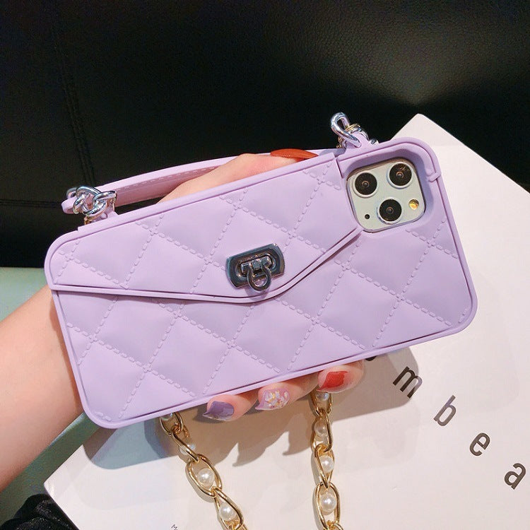 Silicone Card Wallet Handbag Mobile Phone Case
