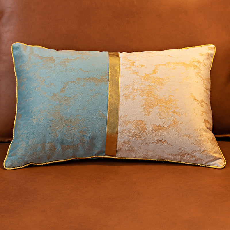 Velvet Solid Colour Cushion Bedside Backrest