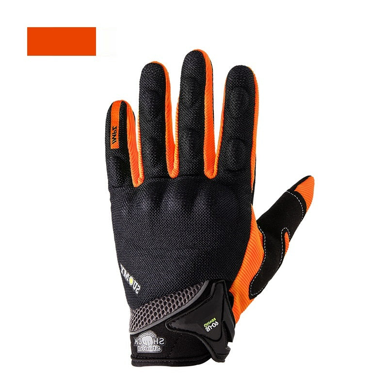 Off-road Motorcycle Anti-fall Breathable Riding Racing Motorcycle Full-finger Gloves