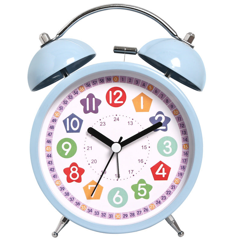 Silent Desktop Creative Cartoon Luminous Alarm Clock