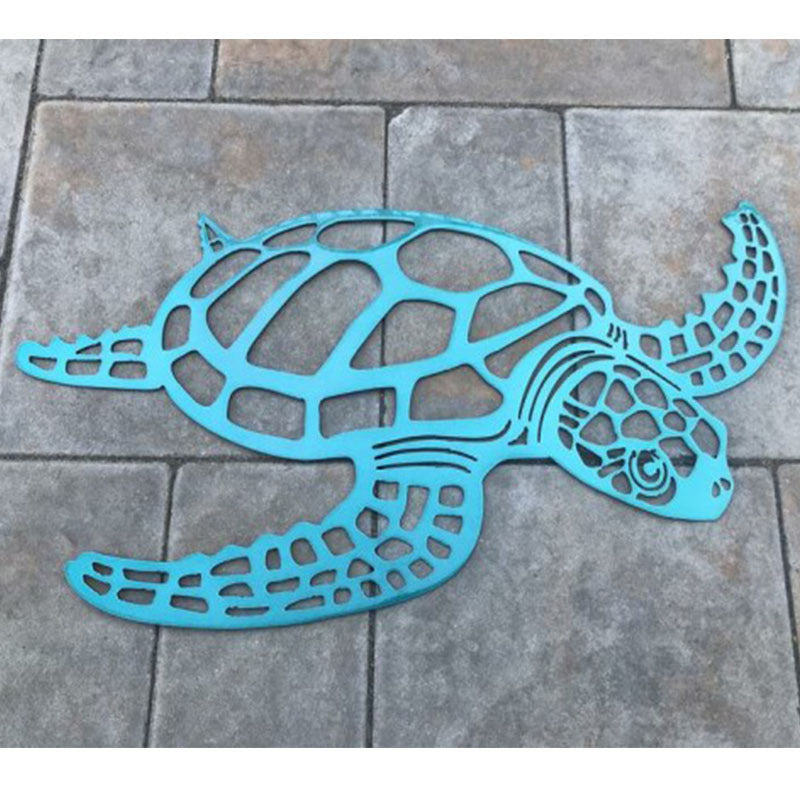 Décorations de salon en fer forgé en forme de tortue pour l'intérieur