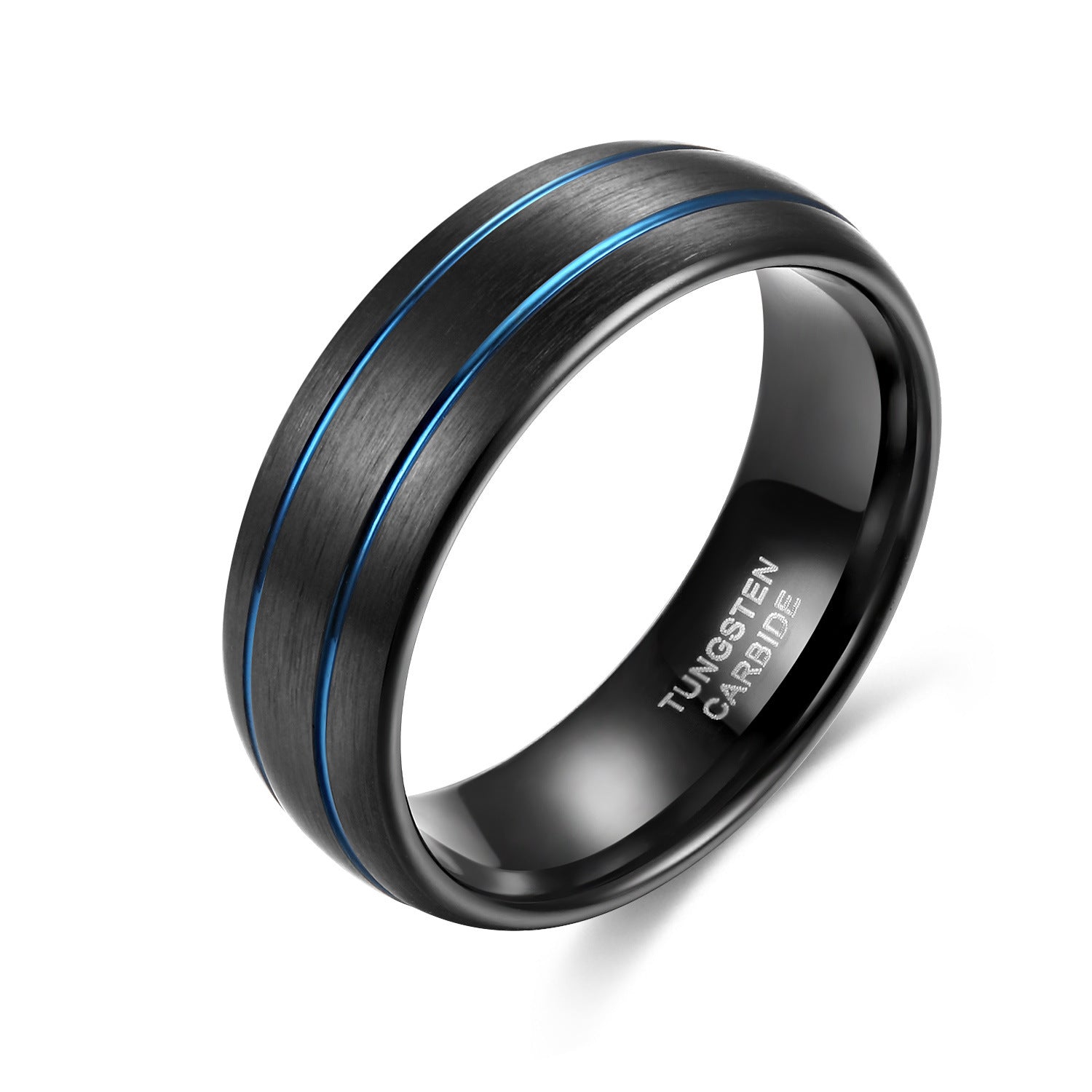Classic Line Series Wide Surface 8mm Men's Tungsten Ring