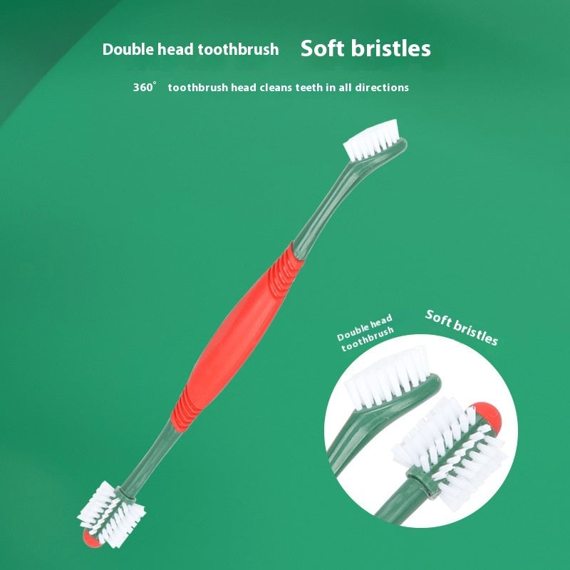 Pet Toothpaste Toothbrush Set Cat And Dog Finger Stall Cleaning Pet Supplies