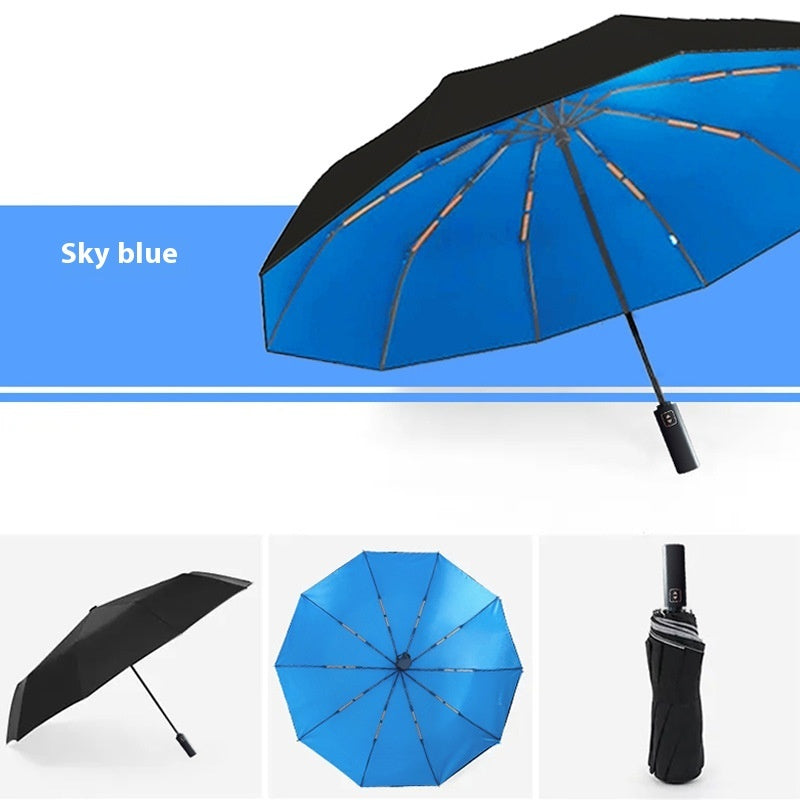 Double-layer Automatic 10-bone Double-bone Sunny Umbrella