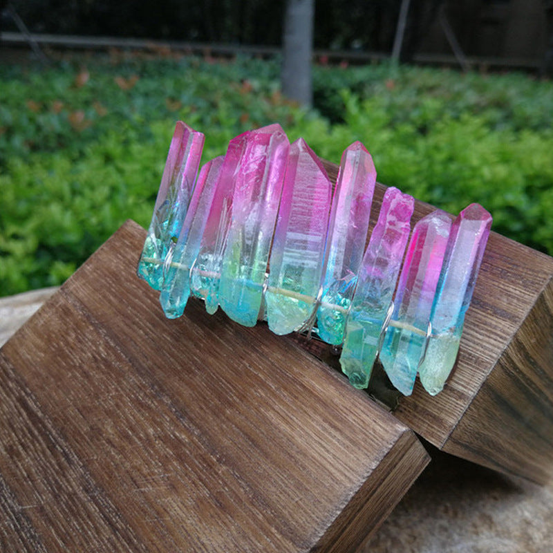 8cm Multicolor Spring Crystal Hairpin Headwear