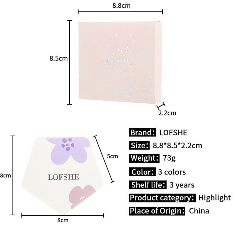 Women's Contouring Highlighter Powder Glitter Palette