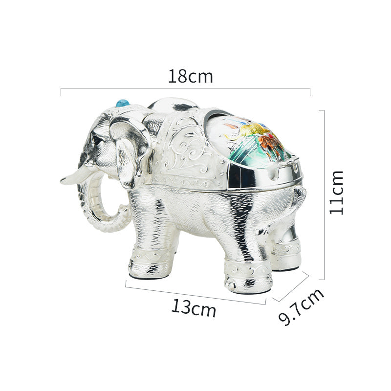 Retro Elephant Ashtray Creative Personality Trend Spherical Belt Cover