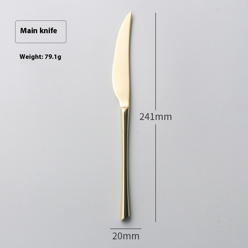 Aden Bright Western Food Knife Fork Spoon