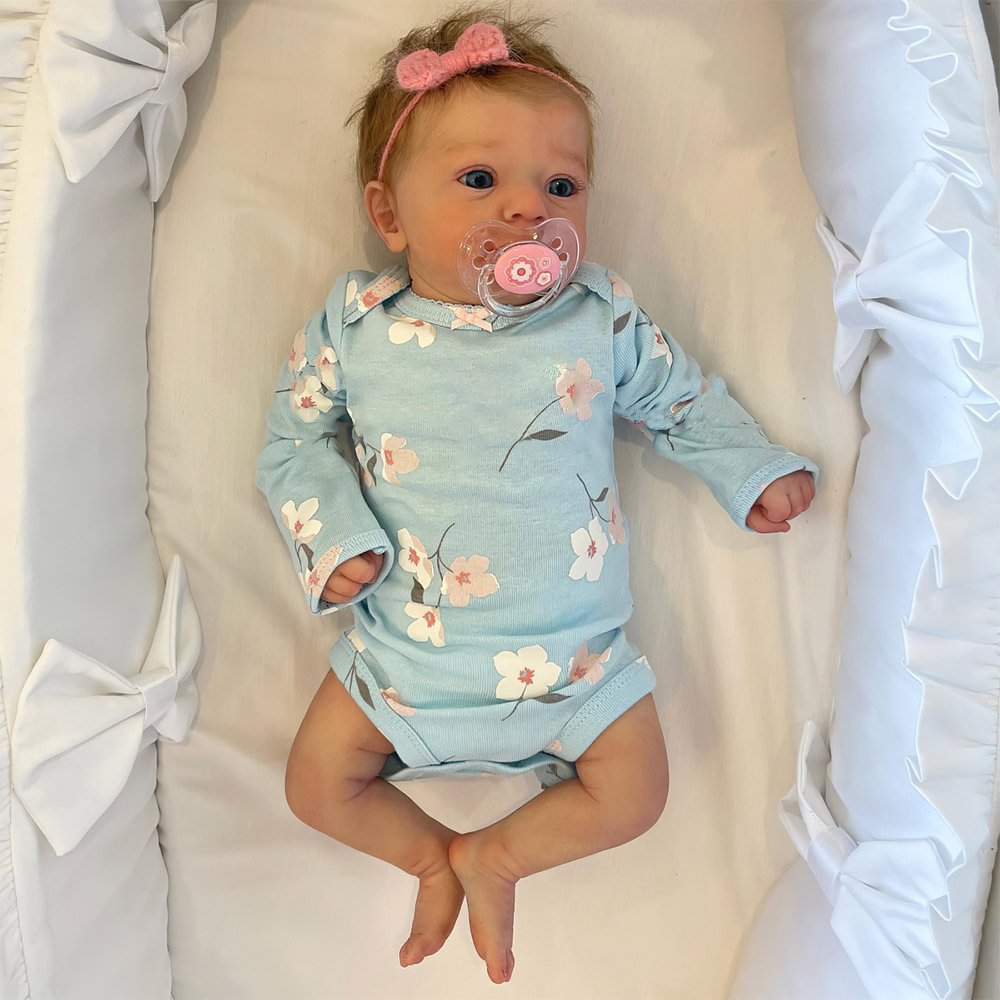 17-inch Simulation Baby Doll Floral Clothing