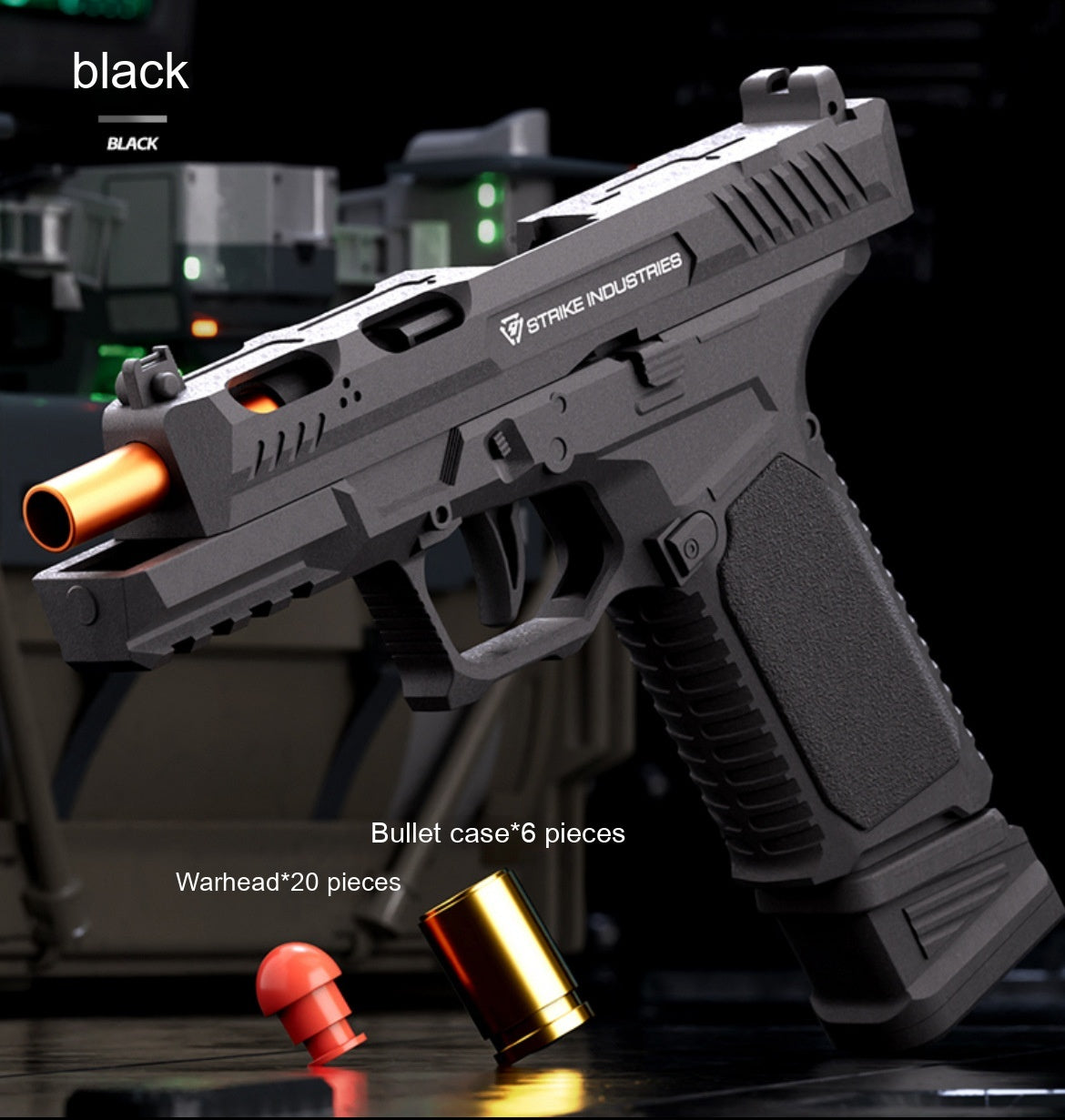 Tactical Master Pull Bolt Continuous Hair Throwing Shell Pistol Toy Gun Mechanical