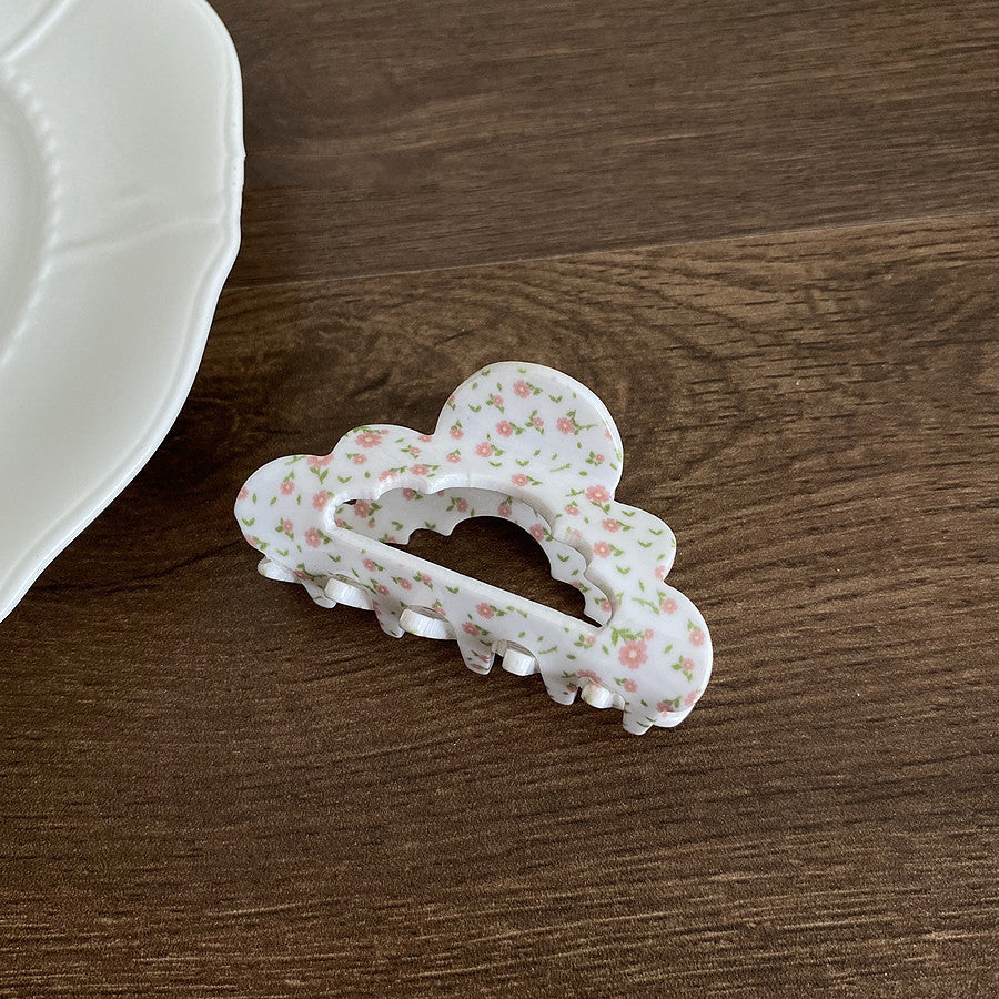Women's Simple Vintage Print Hair Clip