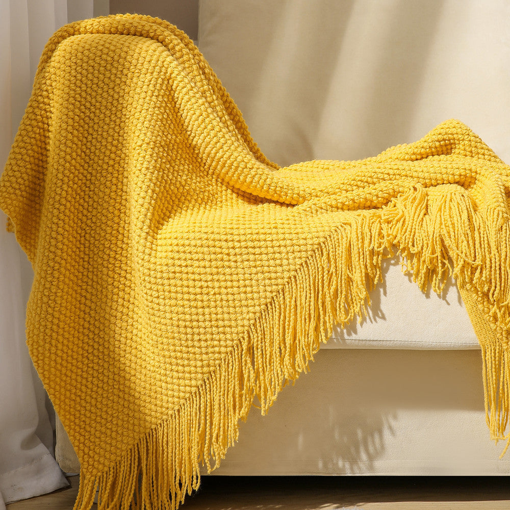 Sofa Cover Cover Blanket Blanket Pineapple Plaid Knitting