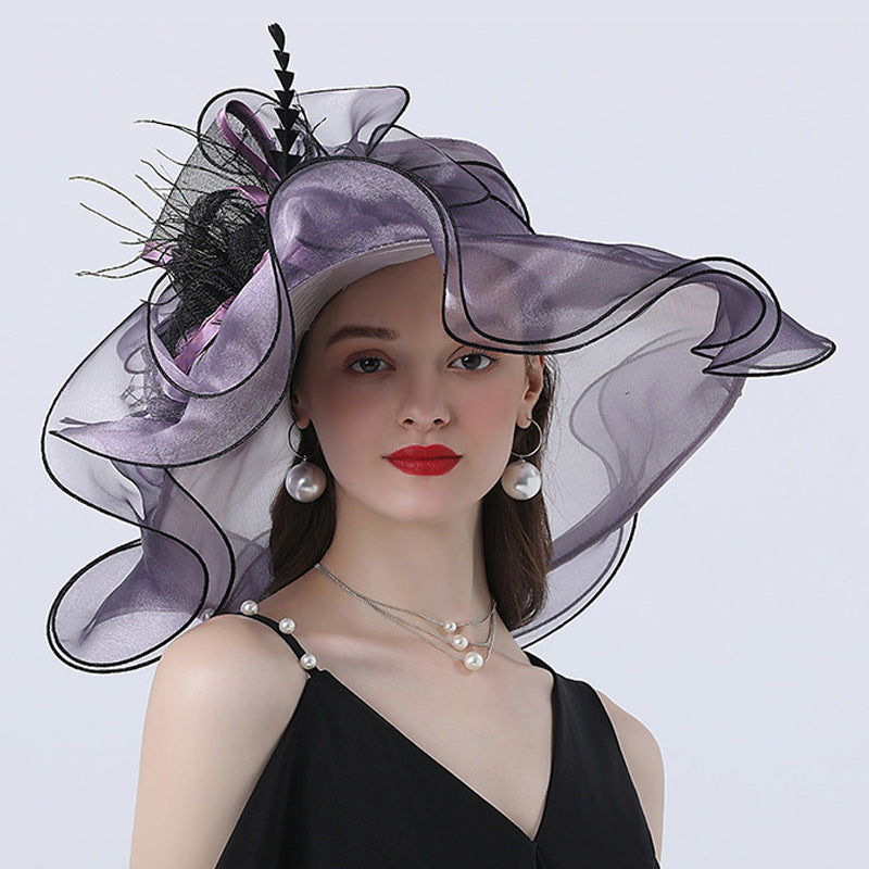 European And American Street Shooting Flower Sun Hat Fashion Personality