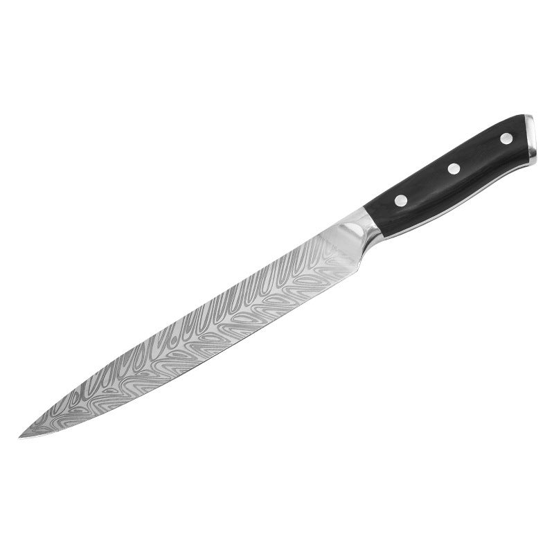 Hand Forged Color Wood Handle Kitchen Knife